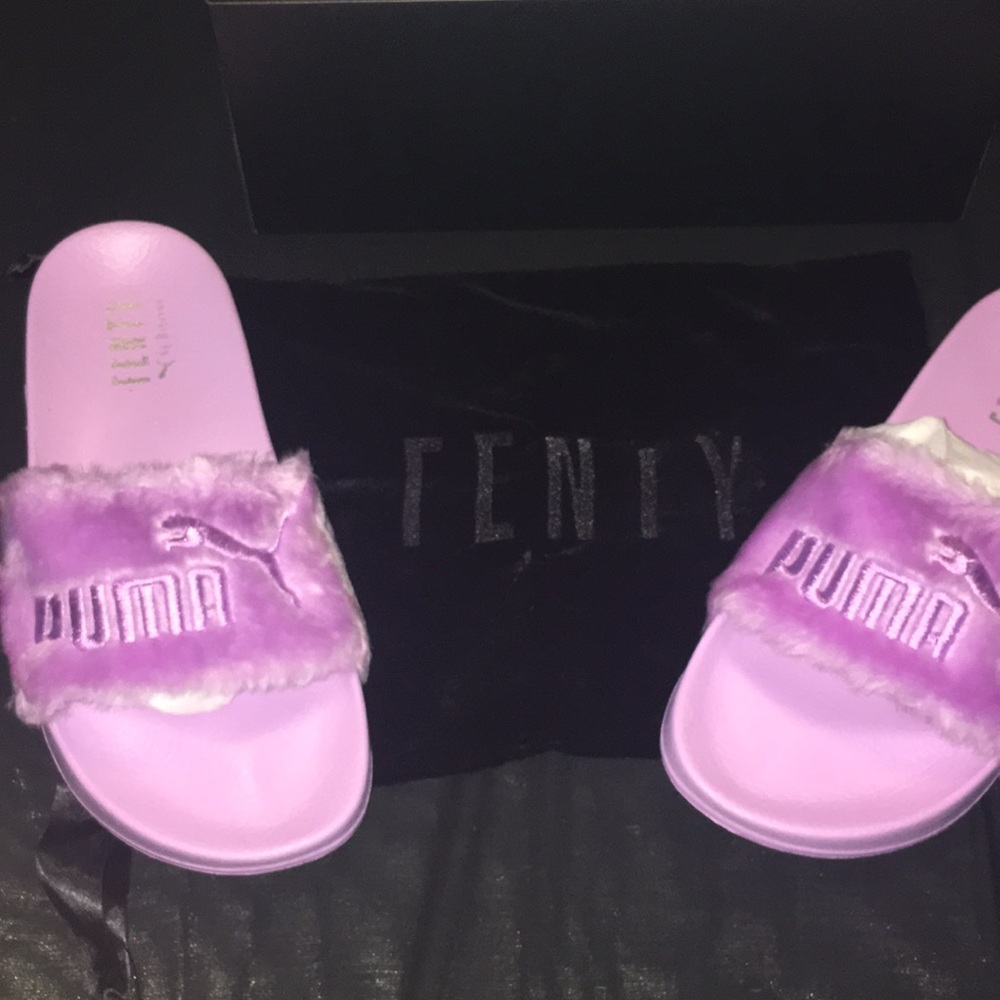 Fenty Puma Fur Slides